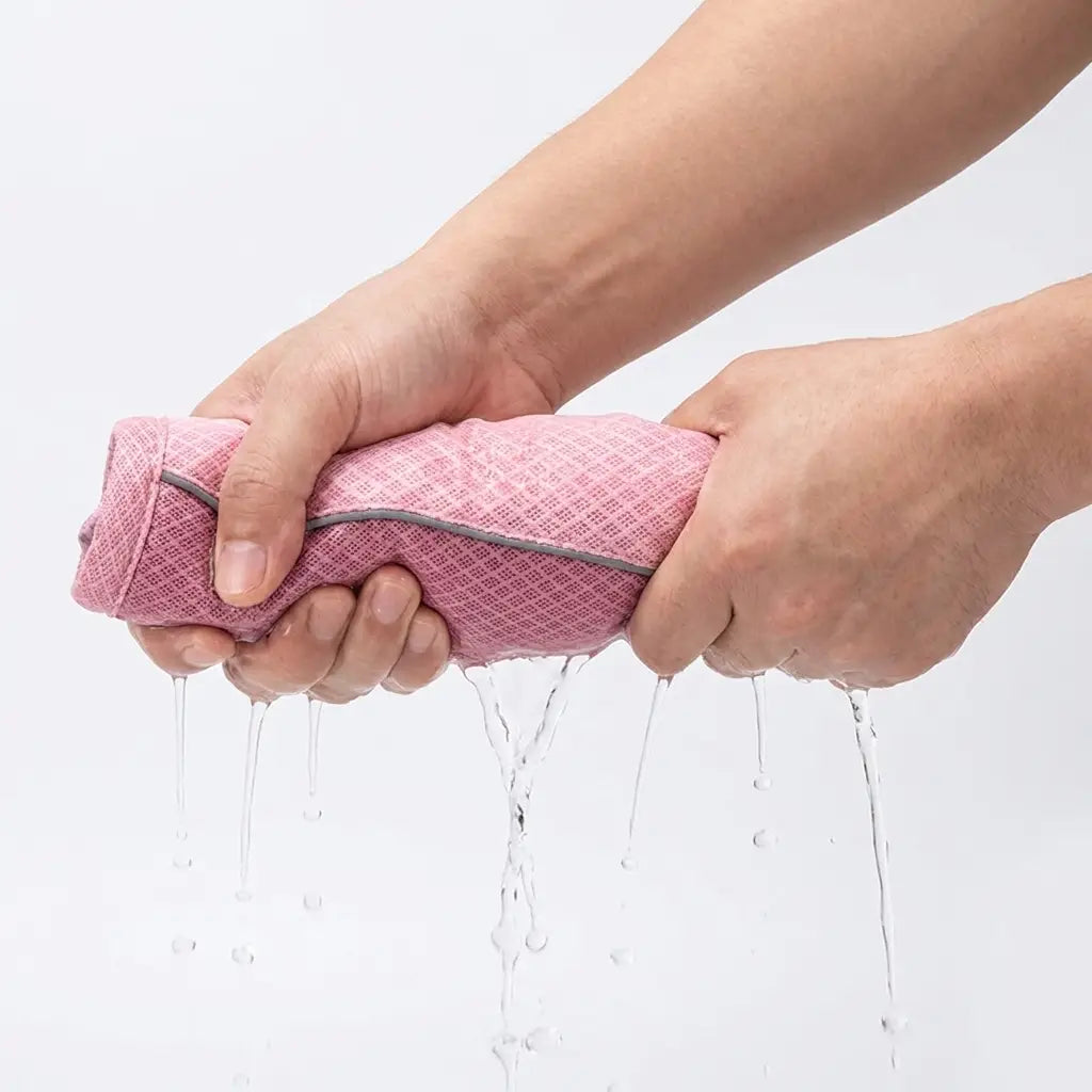 Wringing out the excess water